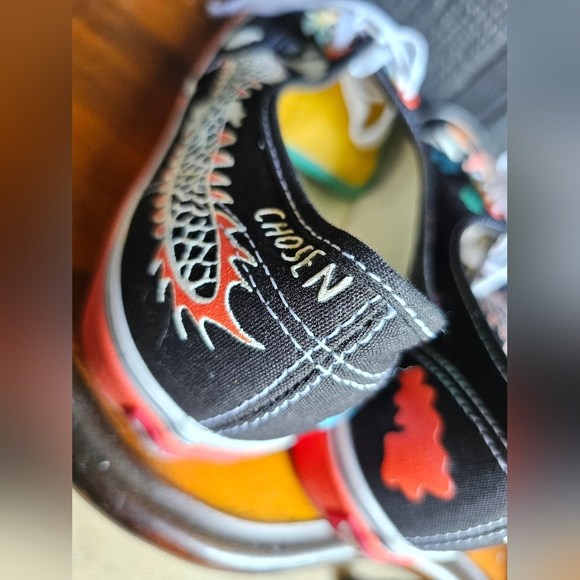 Vans X  Kaitlin Chan Pride/Awareness Authentic Sneakers M-10.5 W-12 - Picture 8 of 12